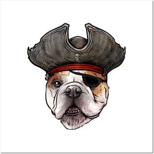 Bulldog Pirate Posters and Art